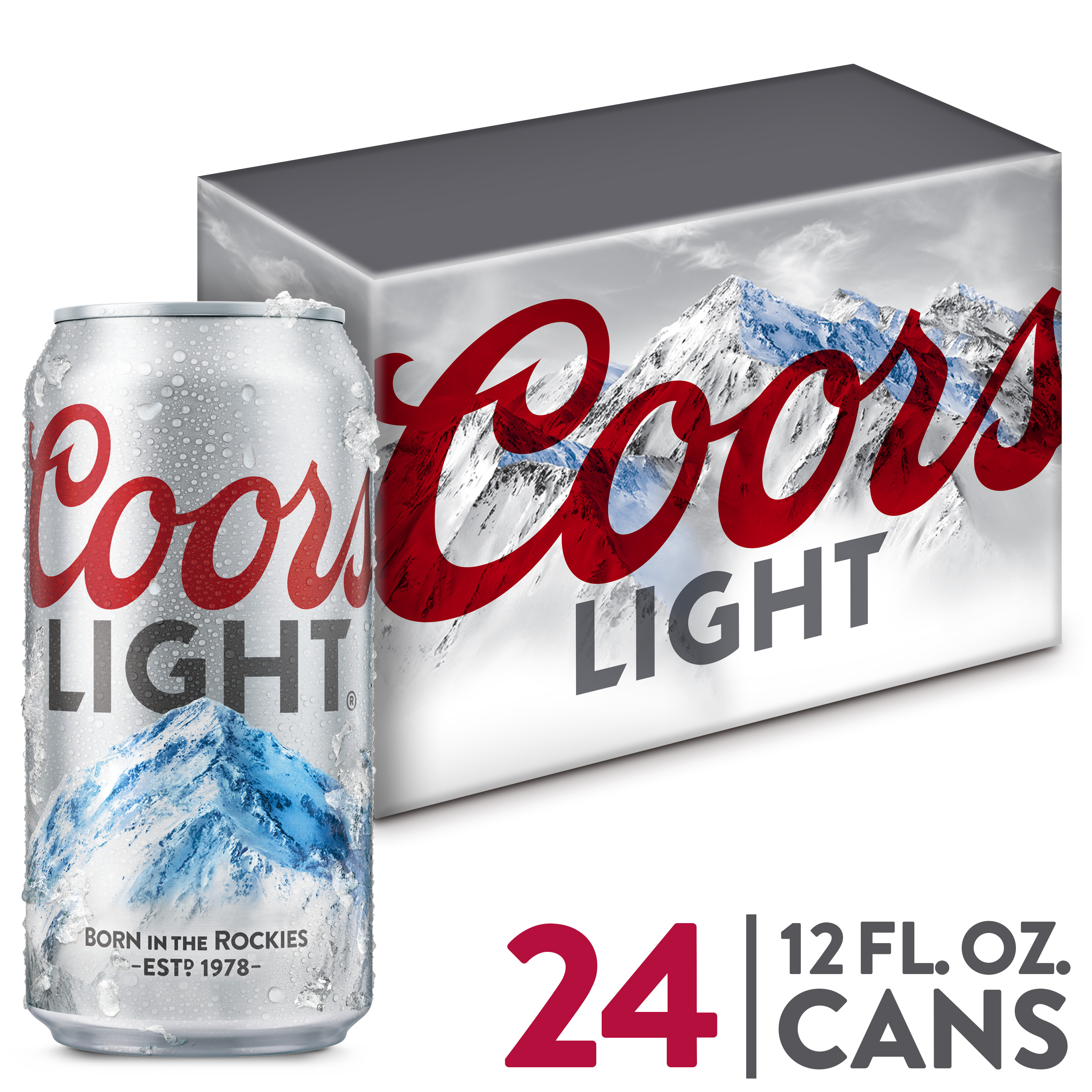 Coors Light Can 24Pk 12 OZ 24Pk
